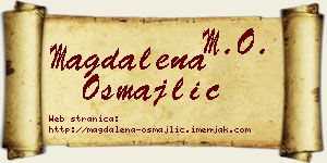 Magdalena Osmajlić vizit kartica